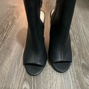 Black ankle booties